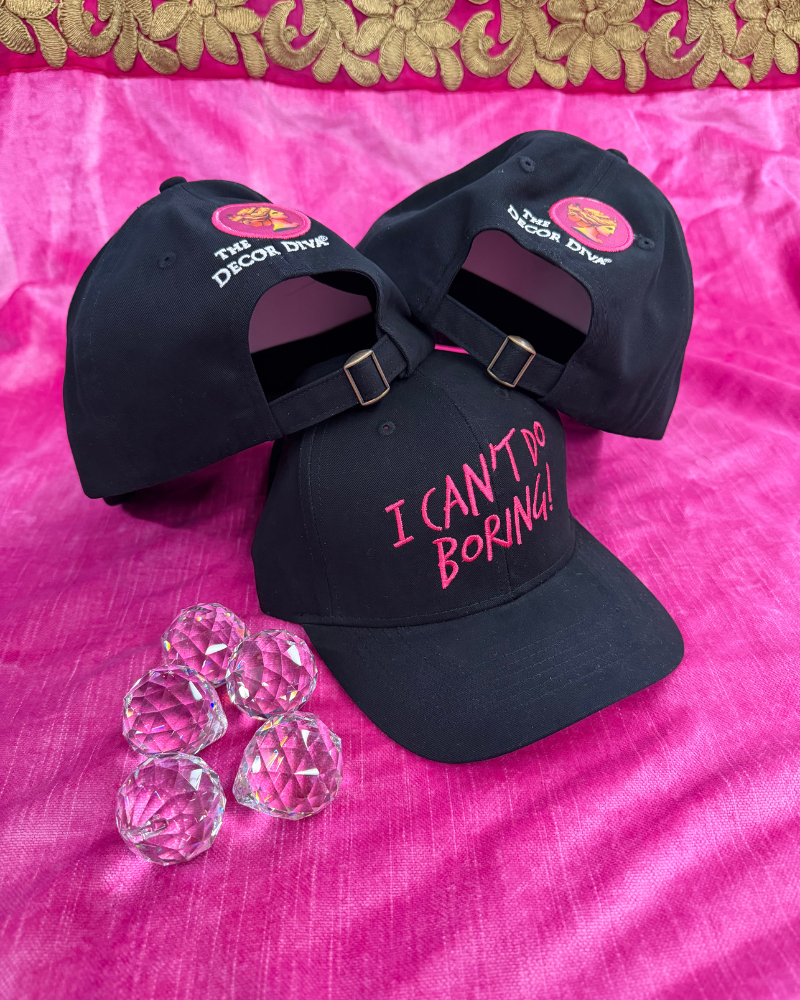 "I Can't Do Boring" Baseball Hat